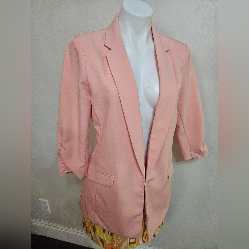 INC peach blazer